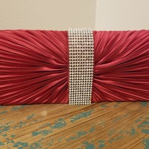 Red Satin Purse/Clutch